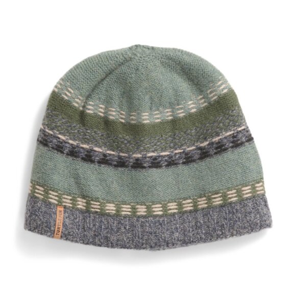 NEW TURTLE FUR Lambswool Blend Damon Beanie evergreen unisex 261tn - Picture 2 of 4